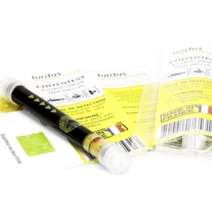 Ethylotest Justus usage unique sans ballon 0.5g/l